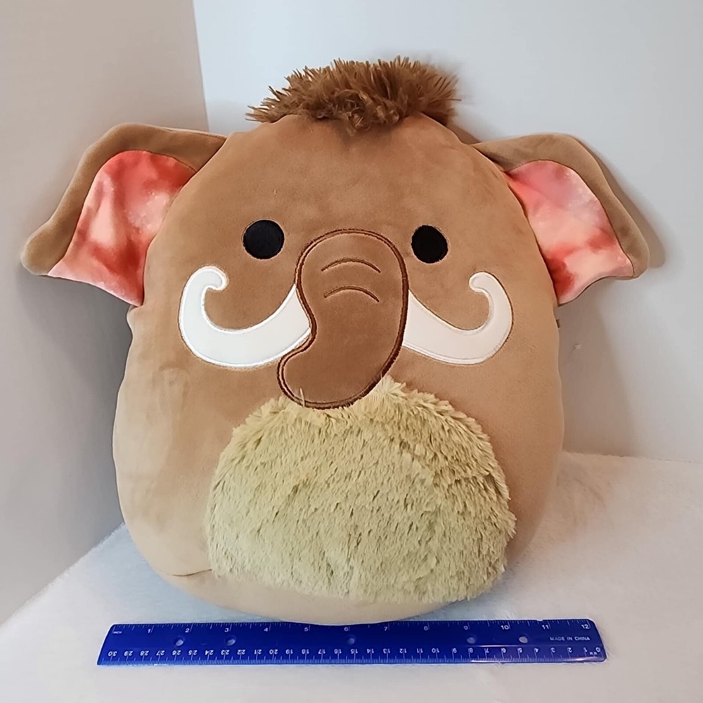 Squishmallow 12" Chienda Wooly‎ Mammoth Soft Tan Prehistoric